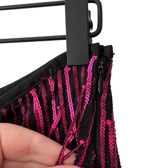 Anthropologie Maeve Fringed Sequined Wide-Leg Pants Size 10 - Picture 4 of 6